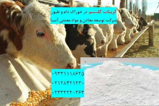 فروش کربنات کلسیم در خوراک دام و طیور
