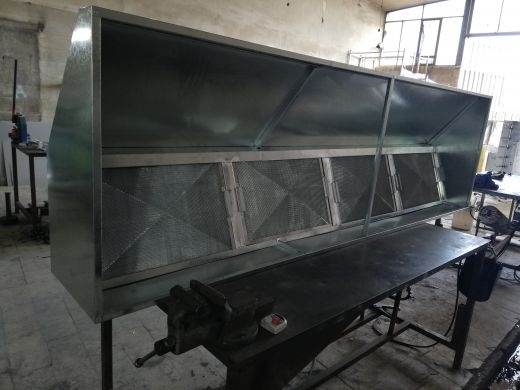 هود استیل دیواری رستورانی