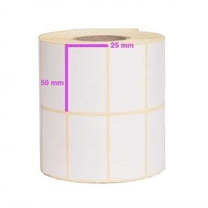 قیمت برچسب کاغذی 50 × 25