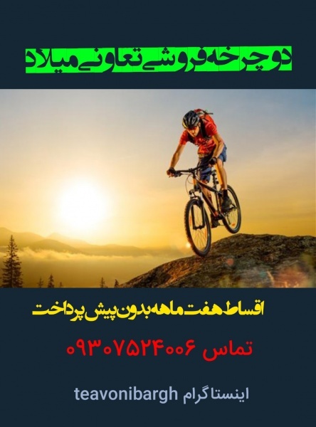 گالری دوچرخه تعاونی میلاد مدل حرفه ای