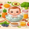 لیست ۱۰ تا از بهترین غذاهای کمکی نوزاد ۶ ماهه