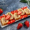 طرز تهیه شیرینی رولت توت فرنگی به روش خانگی